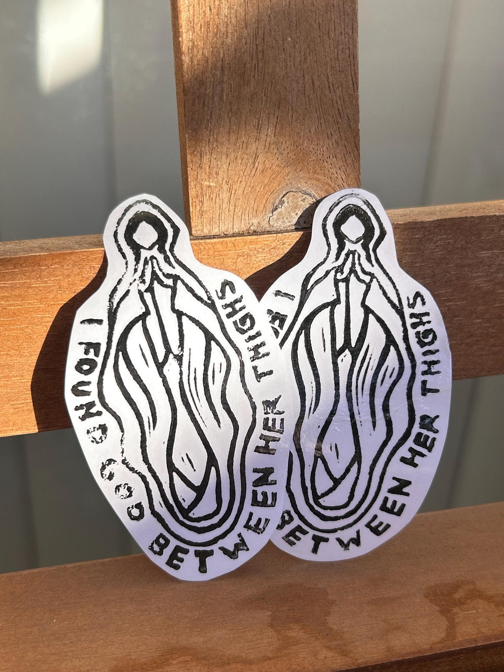 La Virgen Sticker (2x3.5 in)