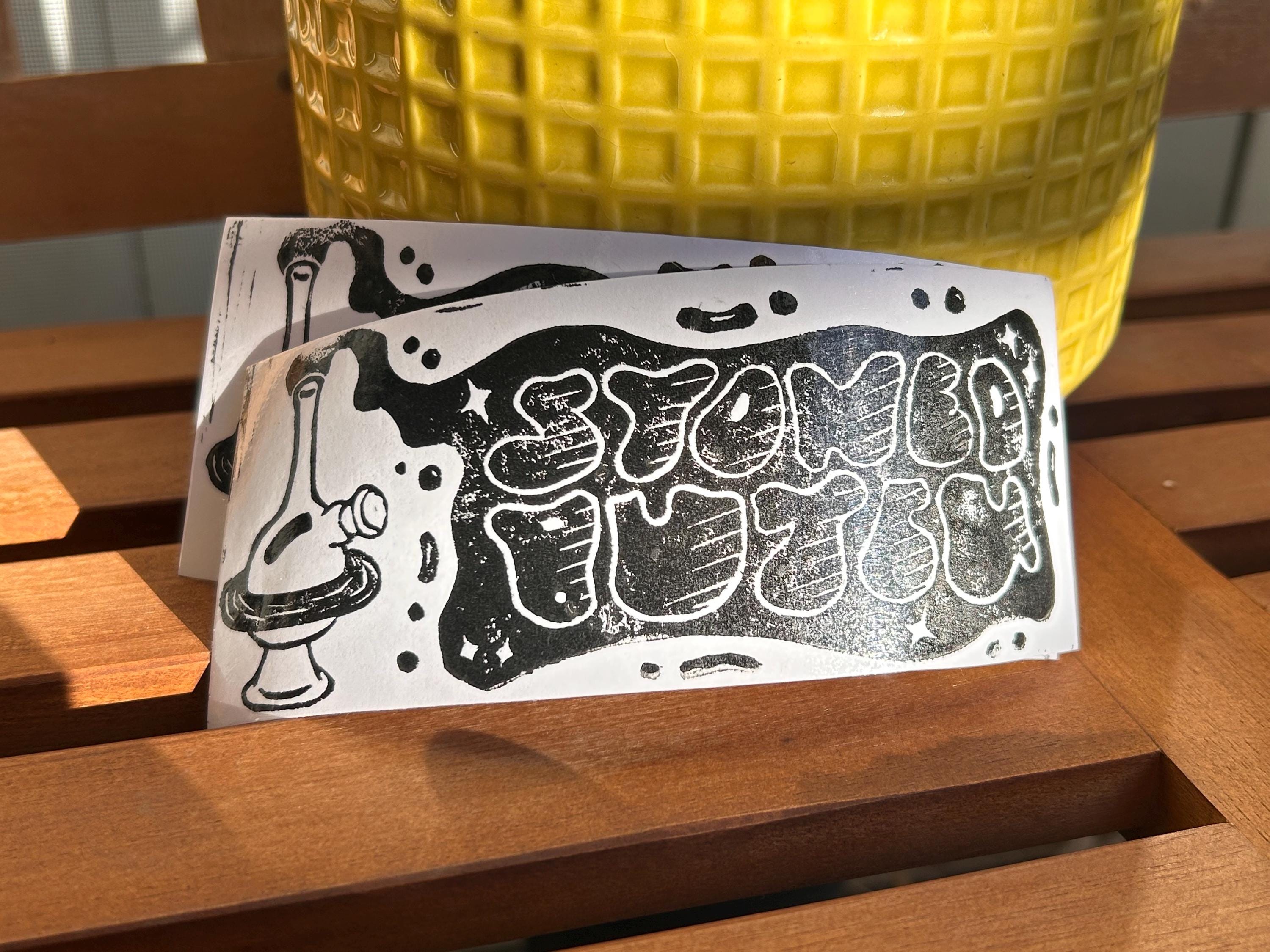 Stoned Butch Sticker (2.5x6 in)