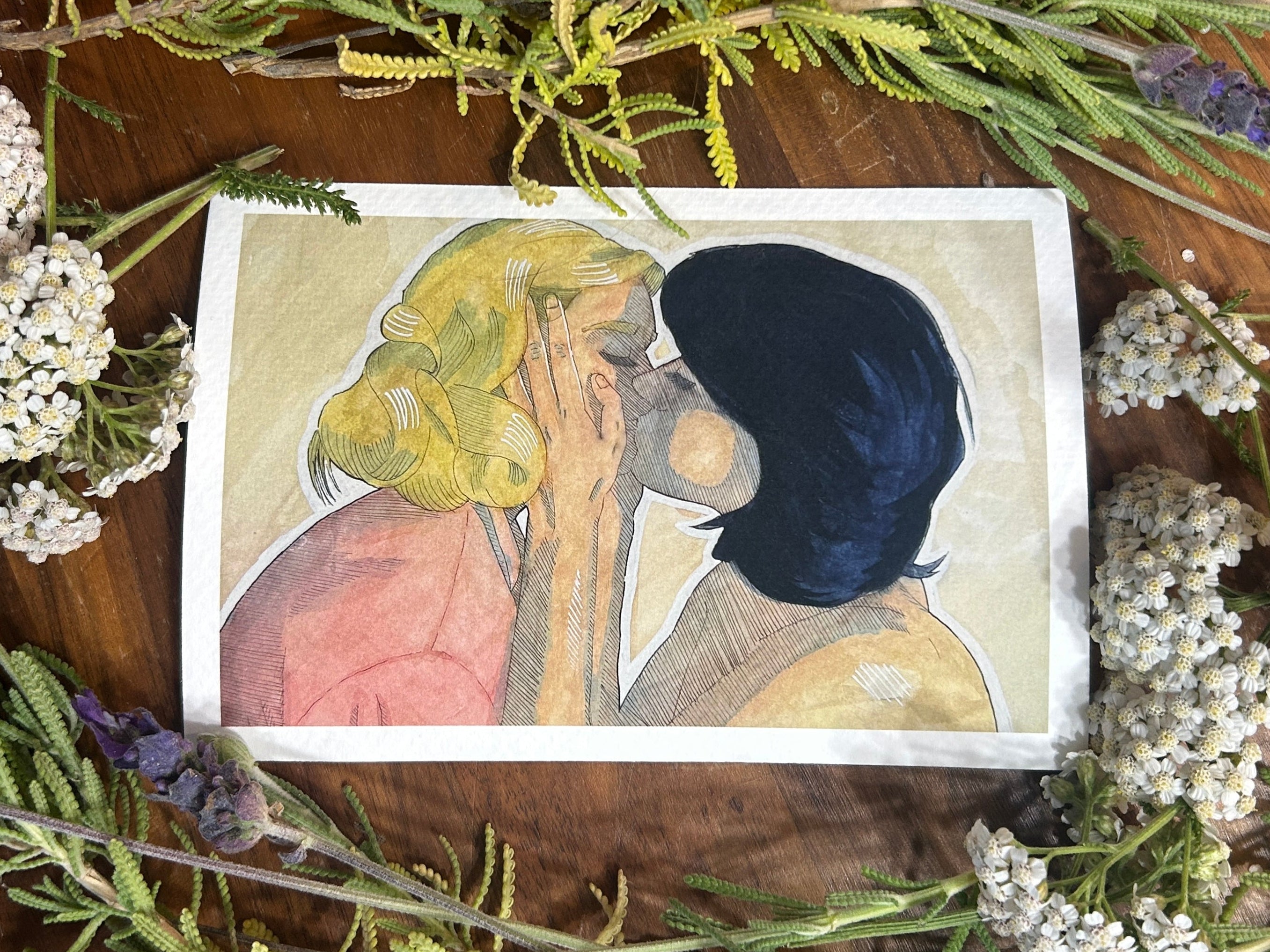 Sapphic Cinephile Mail Club Monthly Art Subscription
