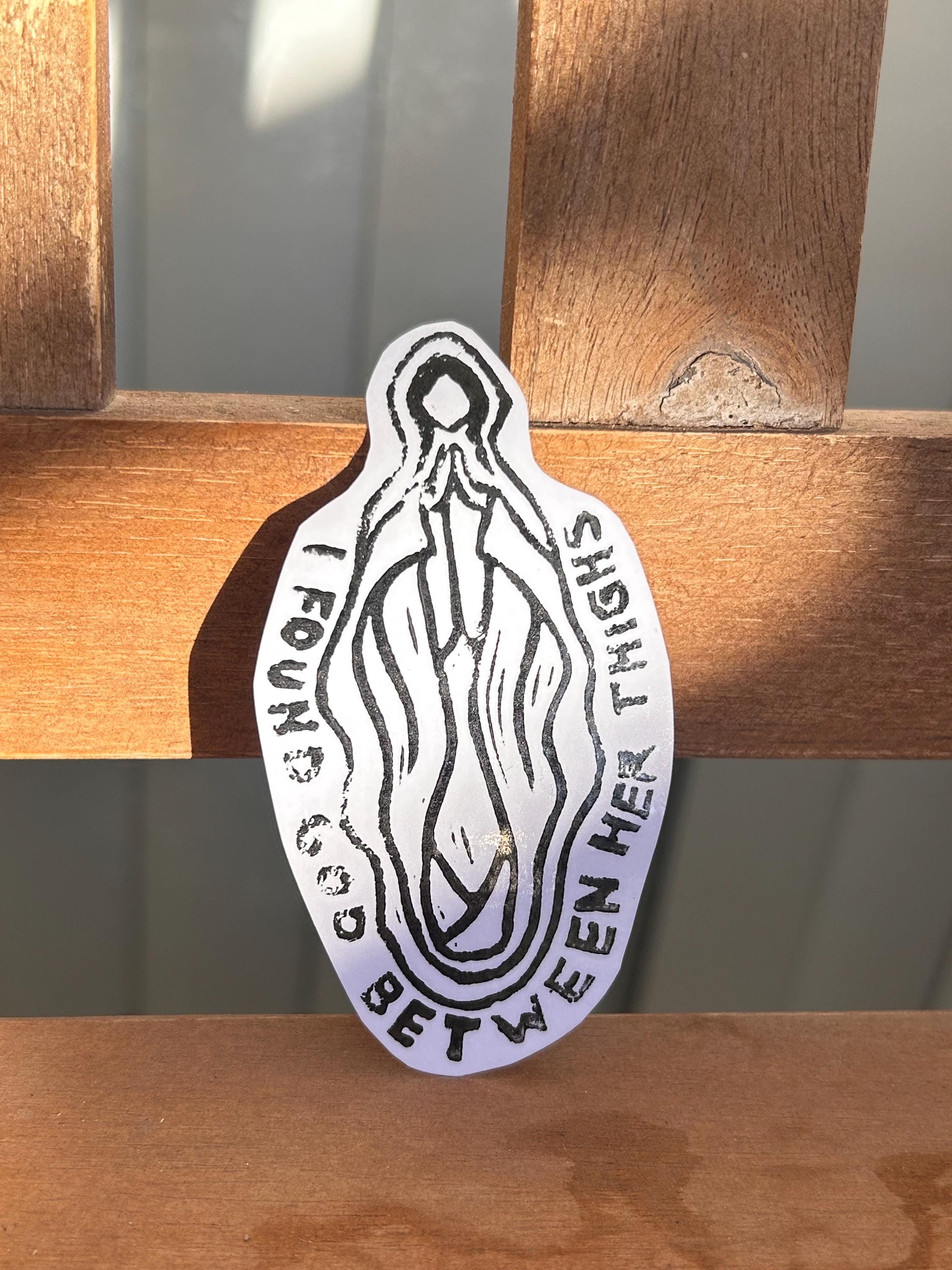 La Virgen Sticker (2x3.5 in)