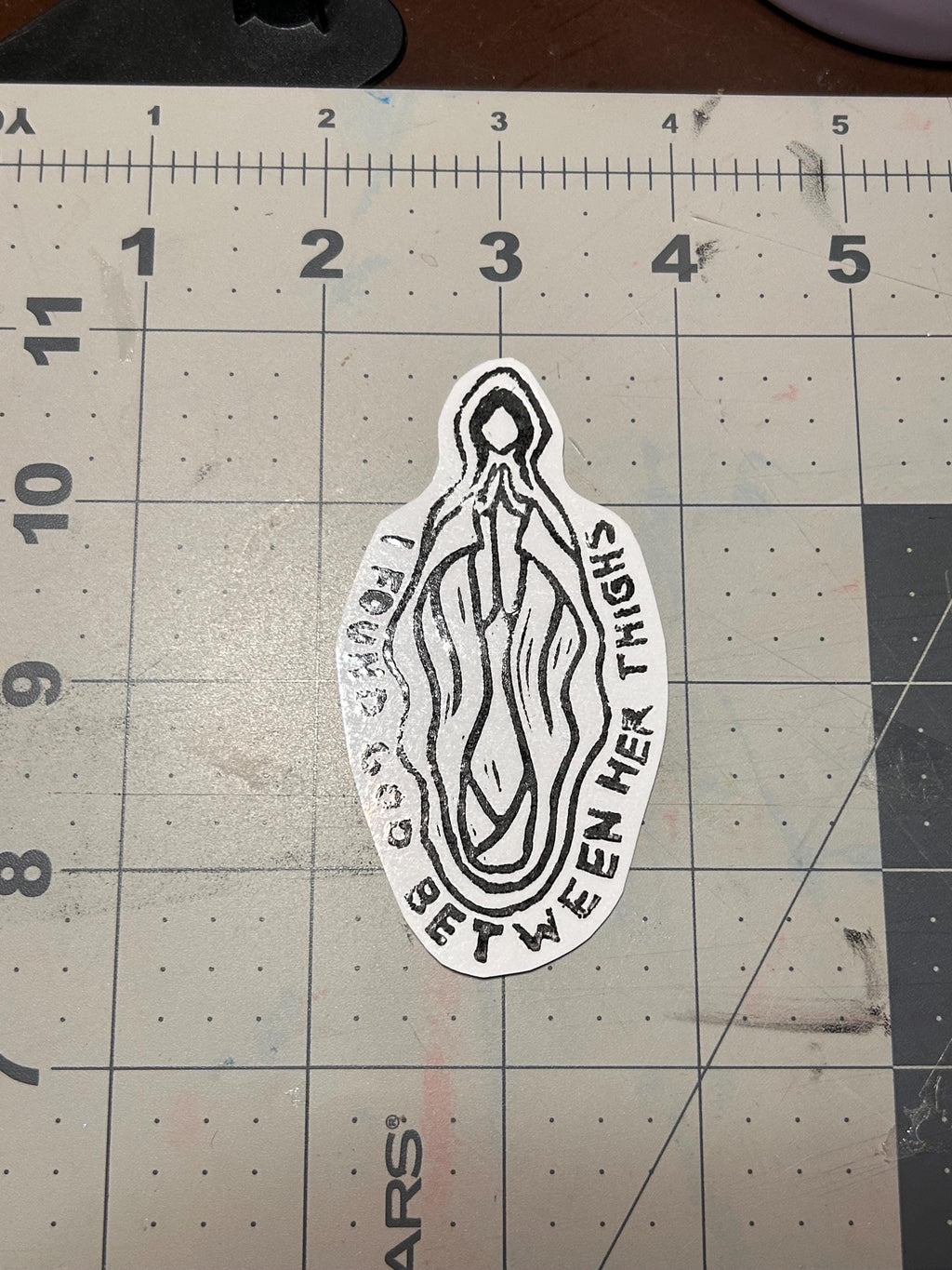 La Virgen Sticker (2x3.5 in)